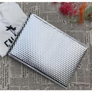 20ct 10x15 silver bubble mailers